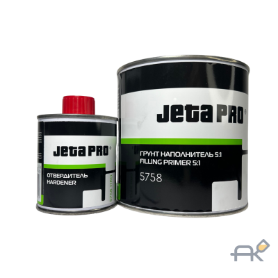 Грунт JETA PRO (5758) 5+1 наполнительный 0.8л+0.16л серый